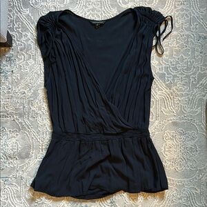 Elegant Navy Blue Banana Republic Women's Blouse